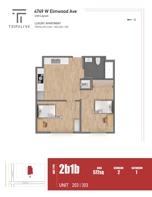Floorplan - 4749 Elmwood