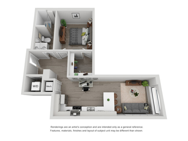 Floorplan - The Fairfax Apartments