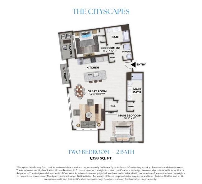 Floorplan - One West Apartments