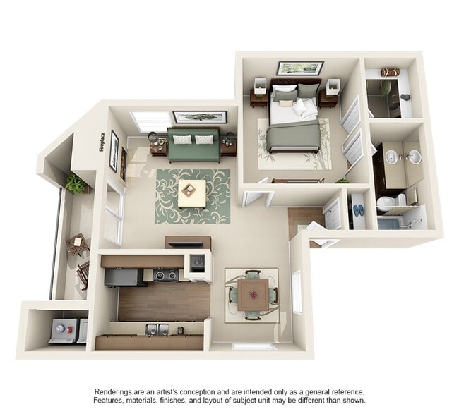 Floorplan - Terrace Cove Apartment Homes