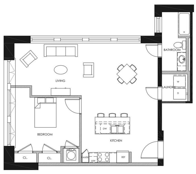 Floorplan - Sands Senior Apartments