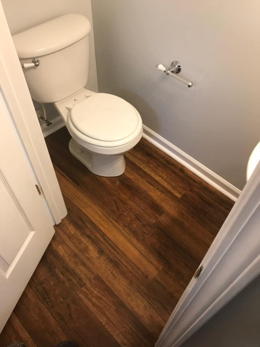 Half Bath on main level - 121 Watertree Ln