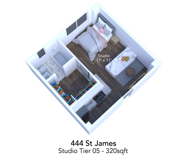 Floorplan - 444 W. St. James Pl.