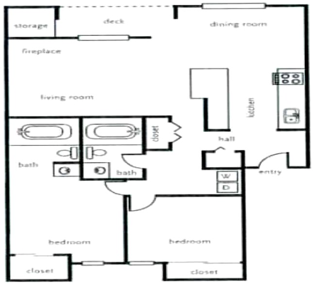 2BR/2BA - Springwater Trail Apartments