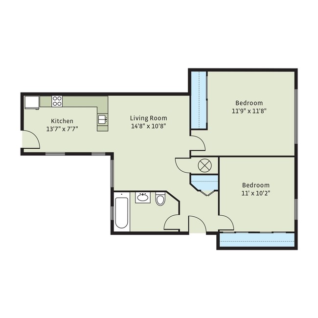 Floorplan - 5355-5361 S. Cottage Grove Avenue