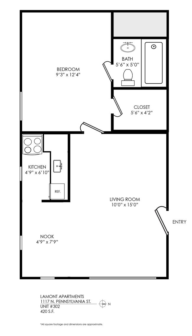 Floorplan - LaMont Apartments