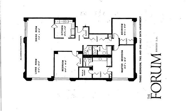 Floor Plan - Apartment 312 - 11801 Rockville Pike