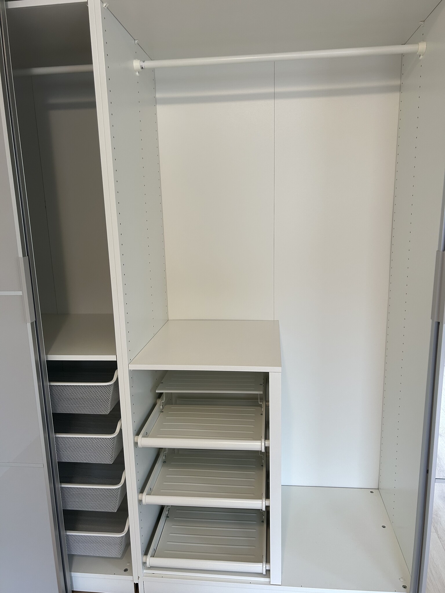 clothing storage sliding door - 217 N Franklin St