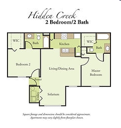 2BR/2BA - Hidden Creek Villas