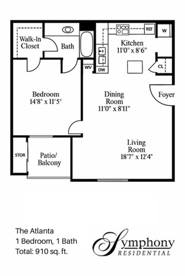 Floorplan - City Center Apartments