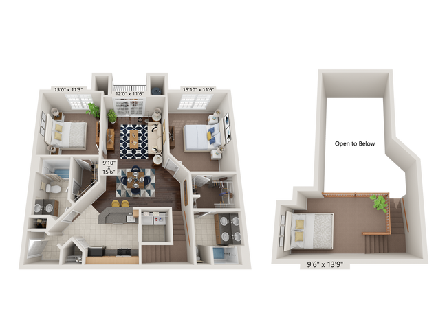 Floorplan - Commons at Potomac Square