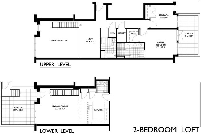 2BR/2.5BA - Gaslight Square
