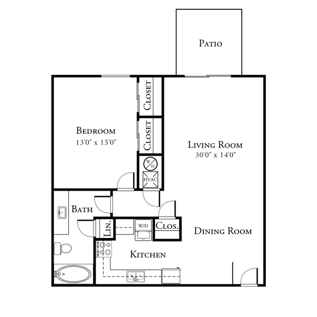 Floorplan - Stonehedge Apartments