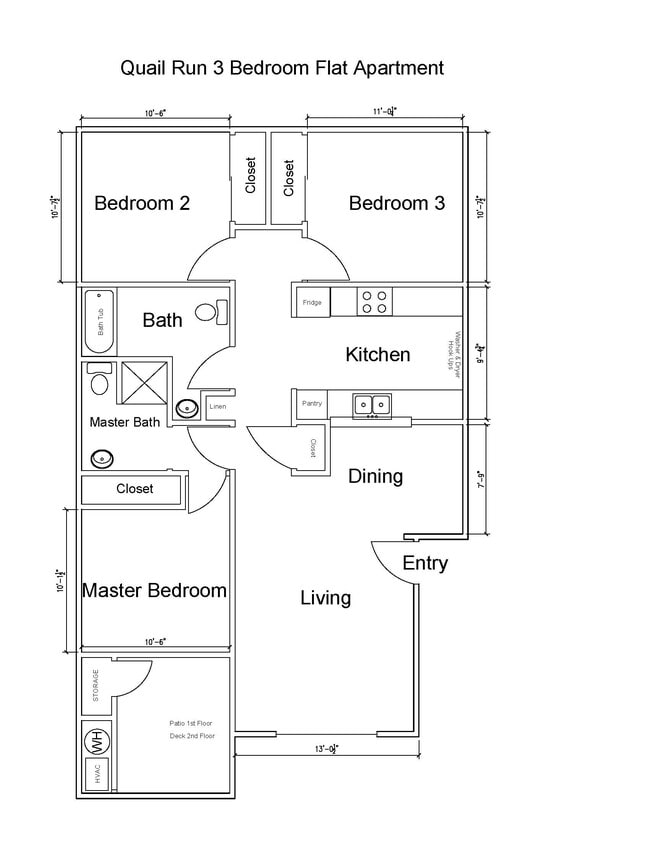Floorplan - Quail Run at Rivers Edge