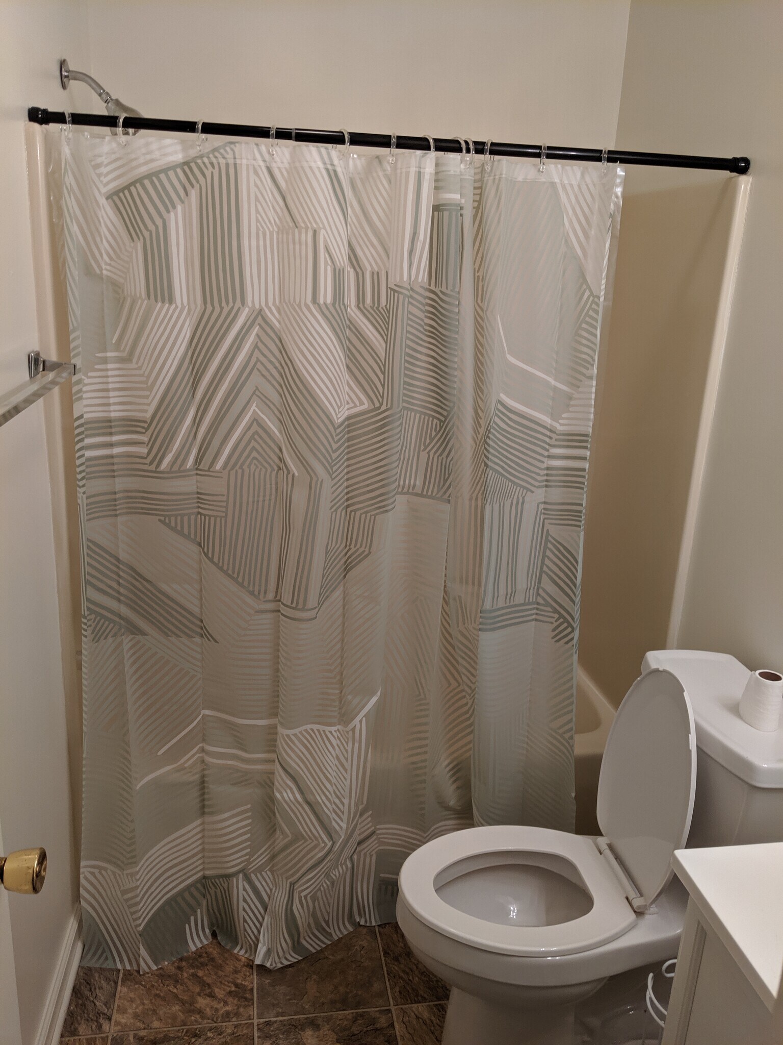 Downstairs full bathroom. - 892 Patrick Henry Dr