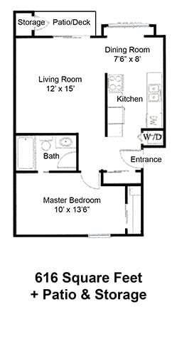 Floorplan - Inlet View Apartments