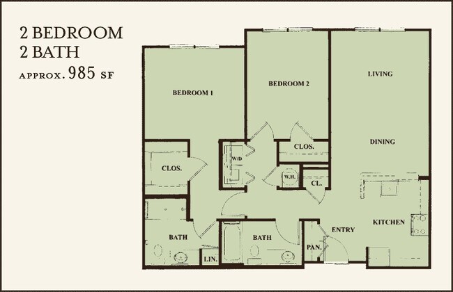 2BR/2BA - Ashton Walk - Must be age 55+