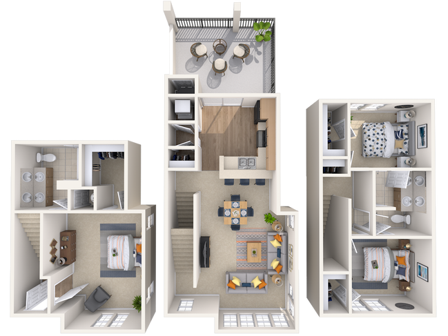 Floorplan - Lake Vista Apartments