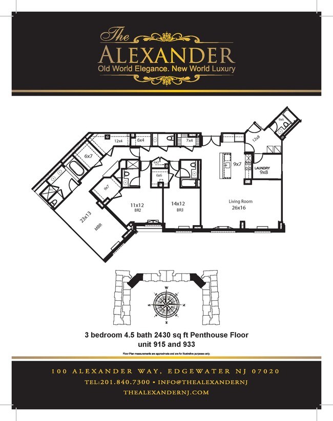 The Alexander 100 Alexander Way Edgewater NJ 07020 Apartment Finder