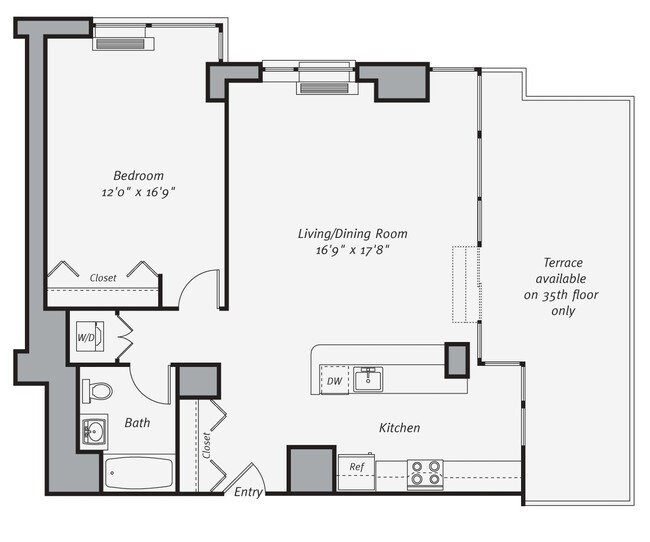 Floorplan - Avalon Riverview South Tower