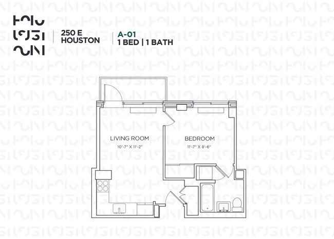 Floorplan - 250 E Houston