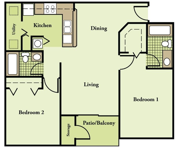 2BR/2BA - Homestead Colony Apartments