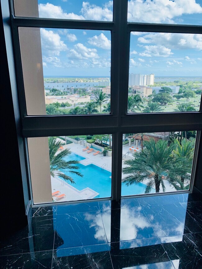 Elevators View - 550 Okeechobee Blvd