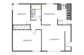 2BR/1BA - Cagan Skokie Apartments