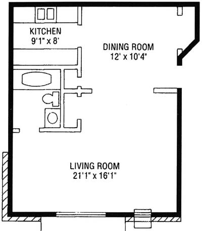 Studio - Westside Crest Apartments