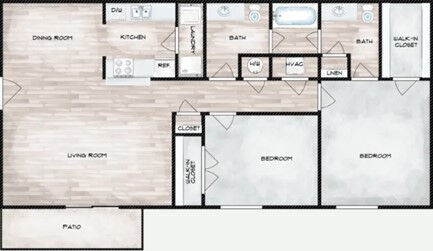 Floorplan - Summit at Valley Heights Apartments