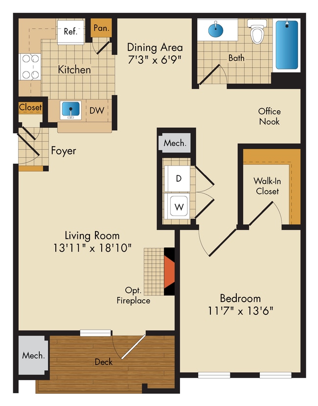 Floorplan - The Courts of Devon