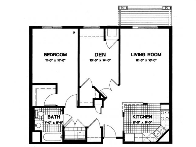1BD/1BR - The Crossings at Town Centre