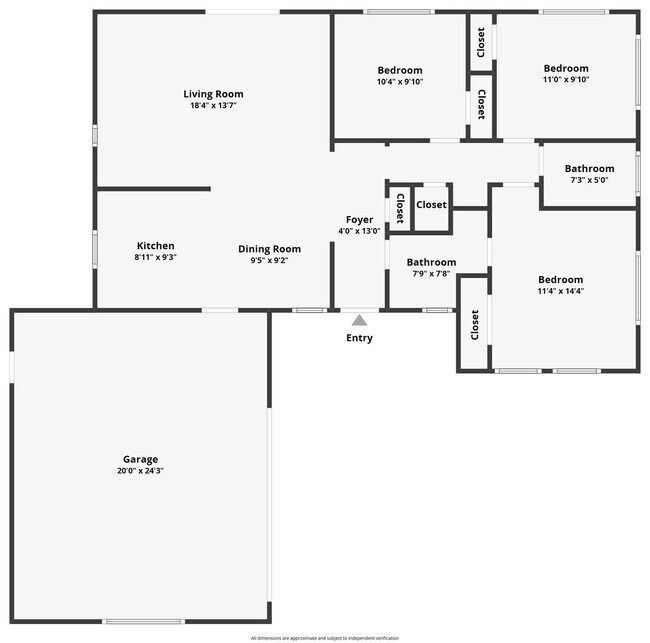 Building Photo - Stunning 3BD/1.5 BA W/ Attached Garage & P...