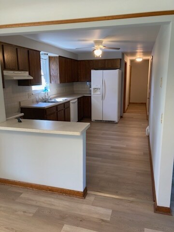 kitchen to basement stairs - 7615 Barret Rd