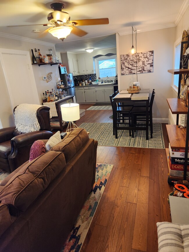 Family Room; View from Front Door - 212 W 6th Ave