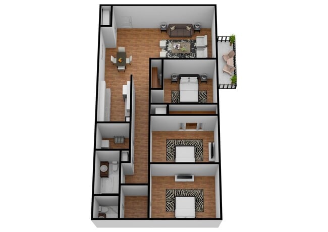 Floorplan - Charleston Apartments