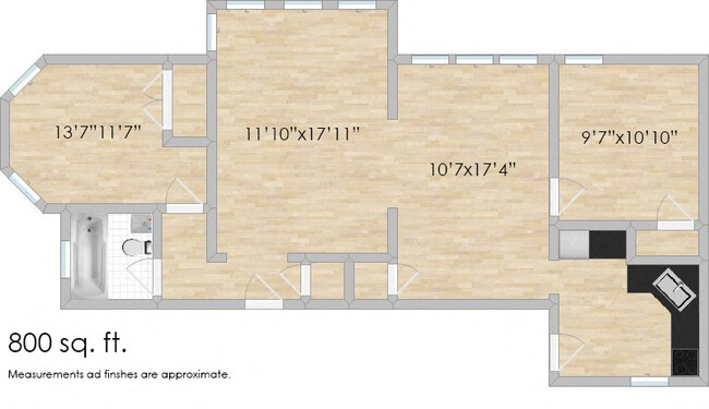 Floorplan - 123-129 N. Humphrey Ave. and 38-44 Lake St.