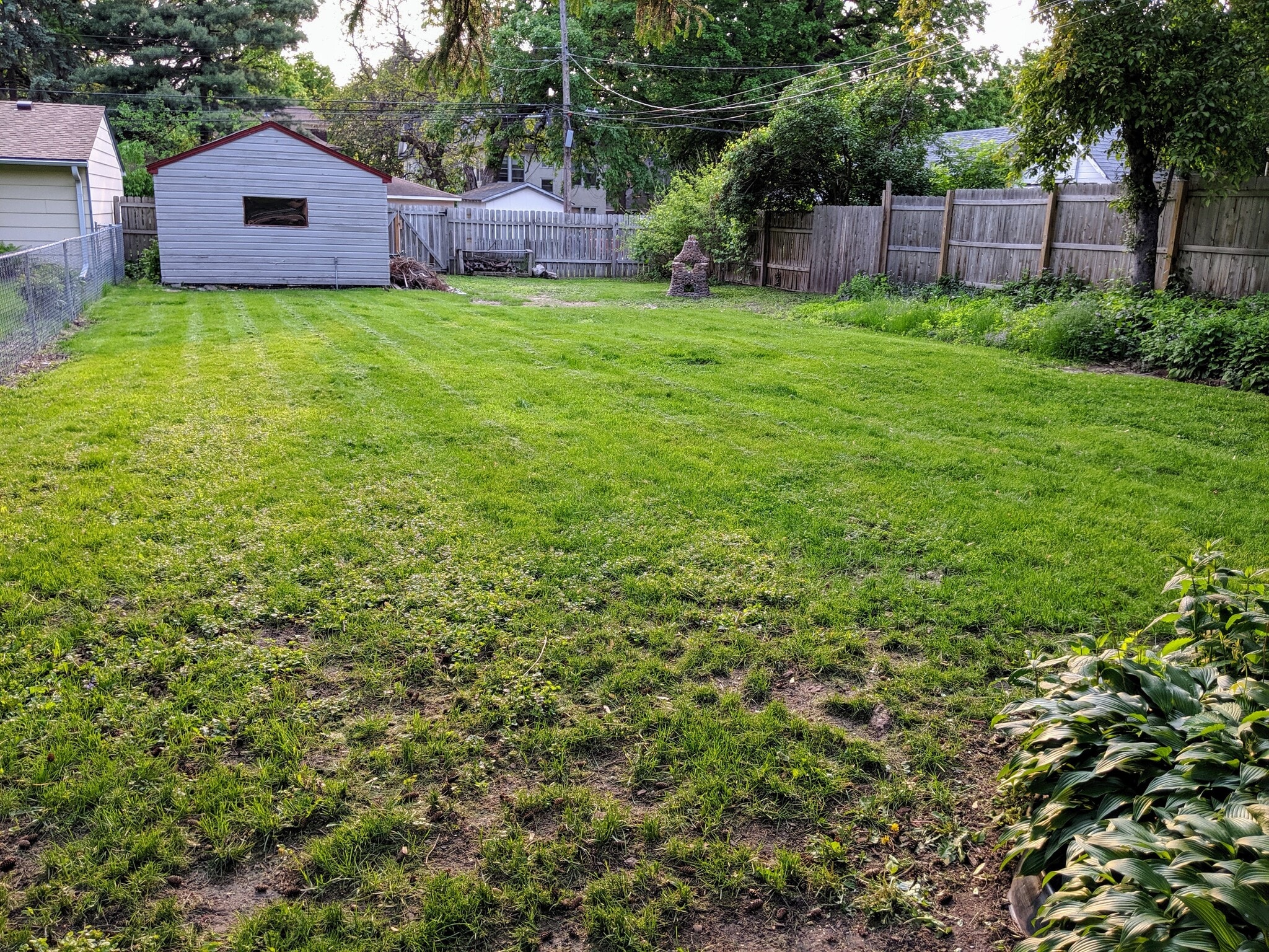 Large fenced-in backyard. Perfect for a BBQ. - 2526 NE Taylor St