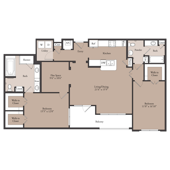 The Chevy Chase (alt) Floor Plan - The Belle Meade at River Oaks