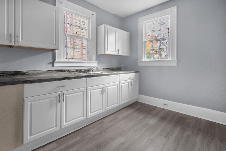 Kitchen from Back Door View - 458 Burton Ave