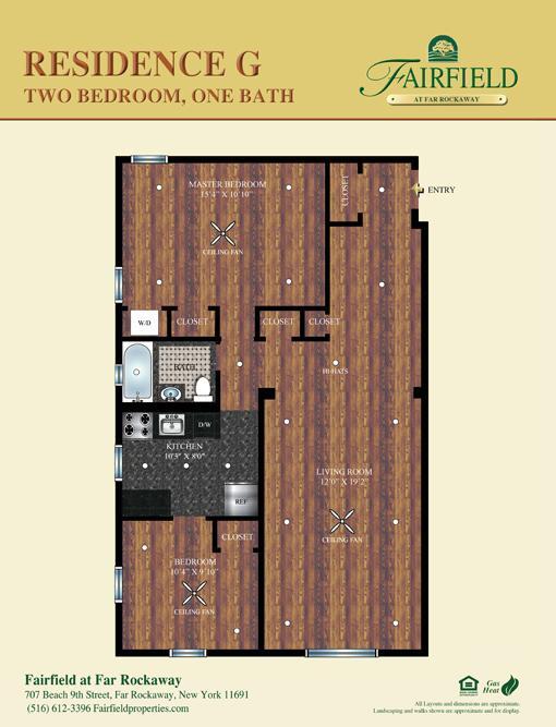 Floorplan - Fairfield At Far Rockaway