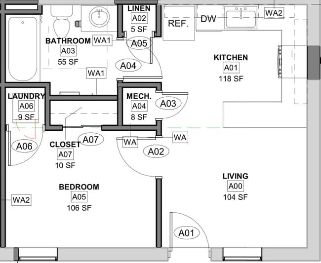 Floorplan - University Digs Apartments