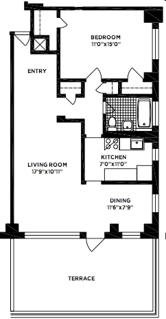 1BR/1BA - 178  Clinton Street