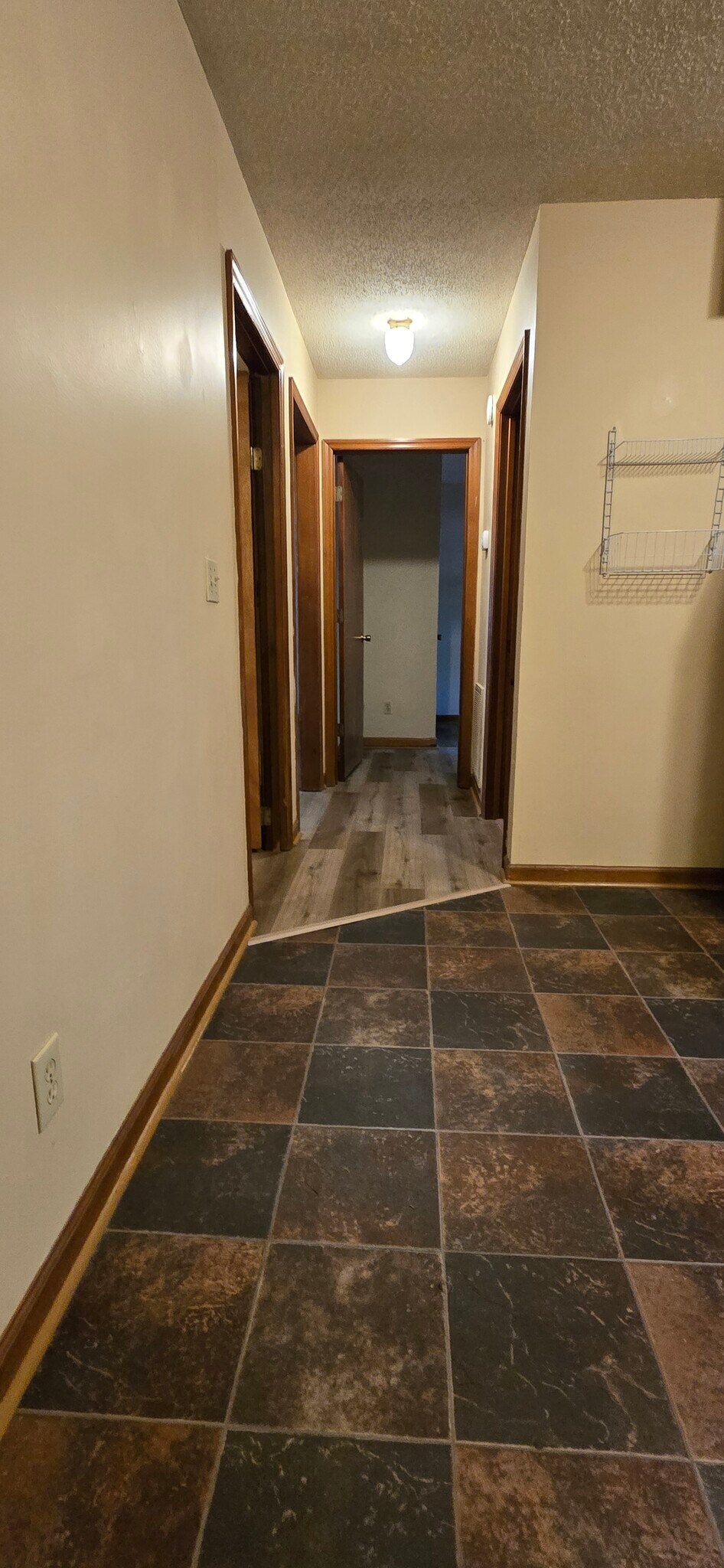 kitchen looking into hall - 107 N Roosevelt St