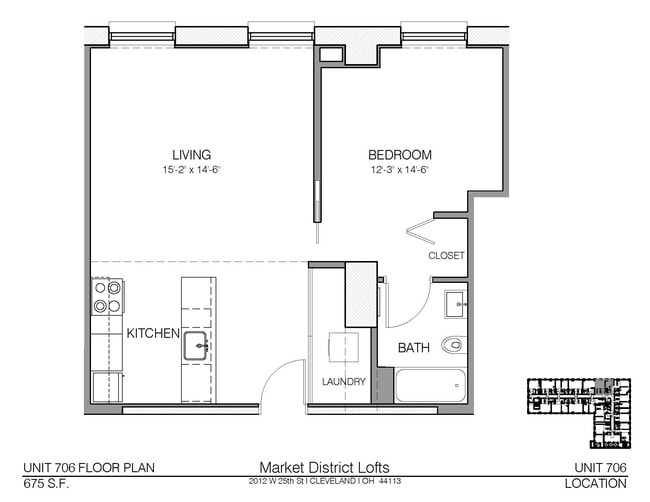 Floorplan - Market District Lofts