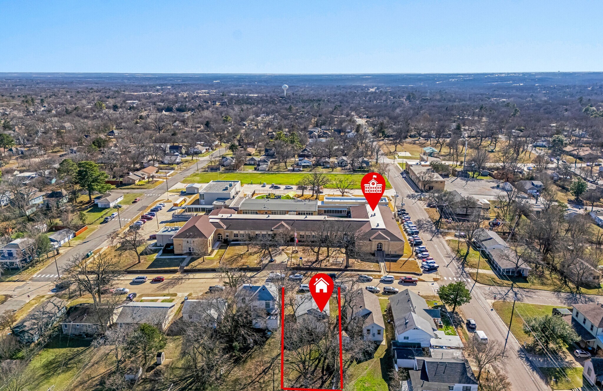 across from Houston Elementary - 1123 W Morgan St