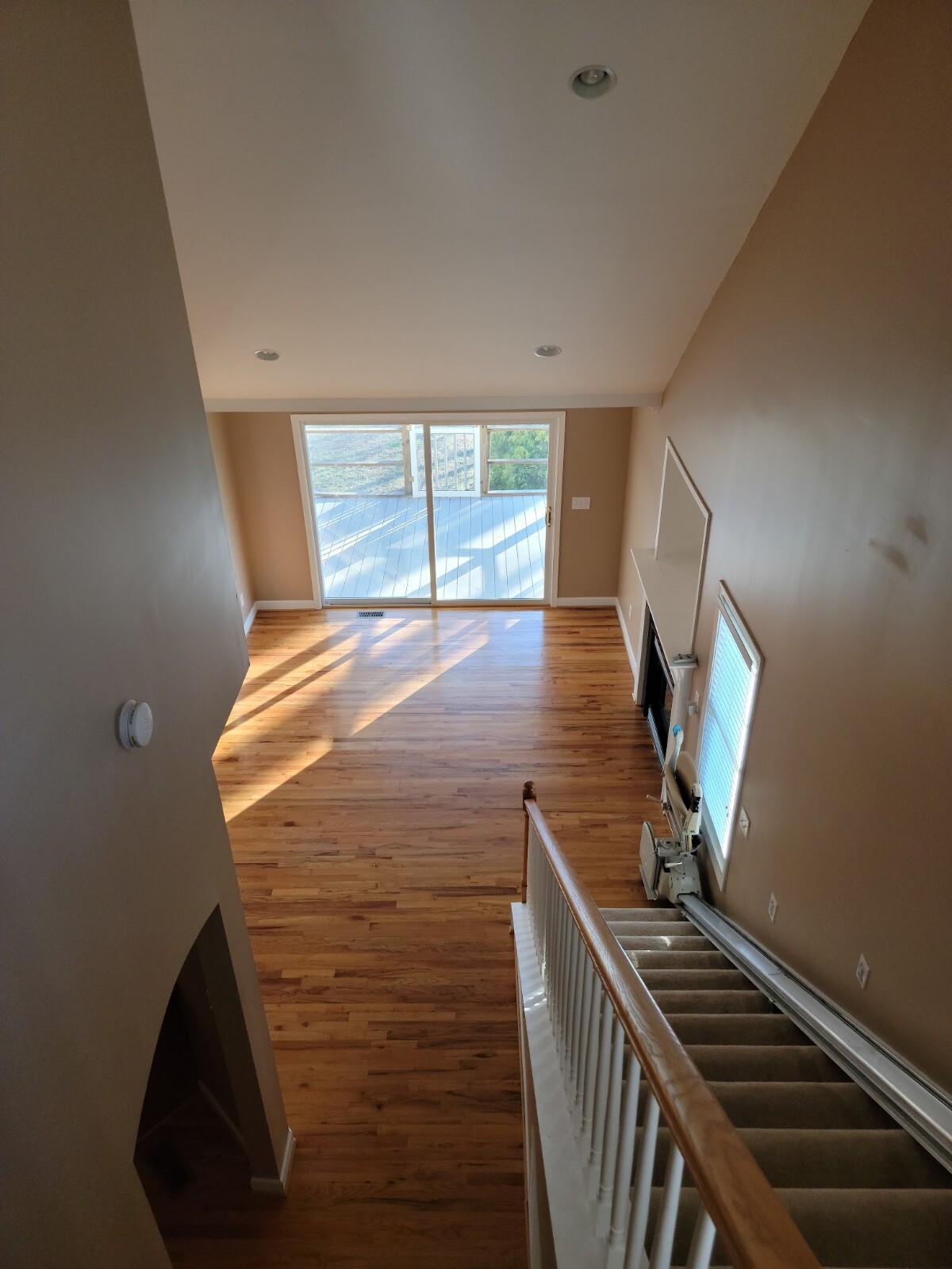 Downstairs view from above - 7649 Keistlers Store Rd