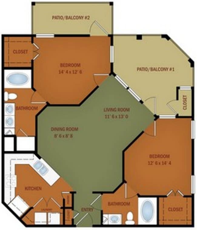 Floorplan - Villas of Ocean Drive