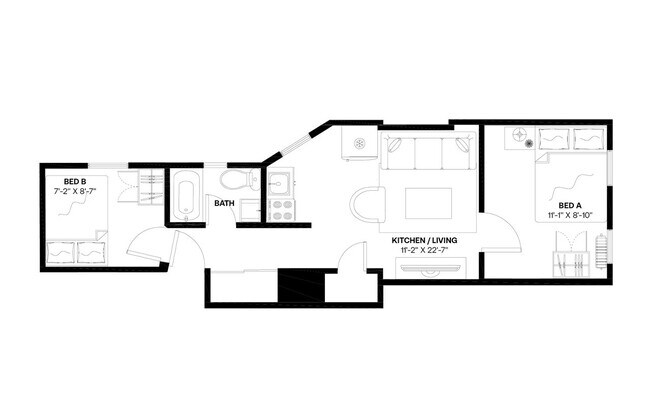 Building Photo - Room in Shared 2 bed/1 bath home