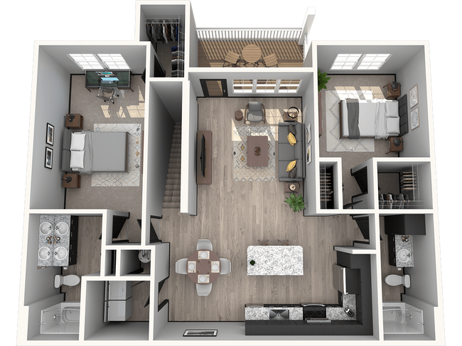 Floorplan - The Towne at Northgate